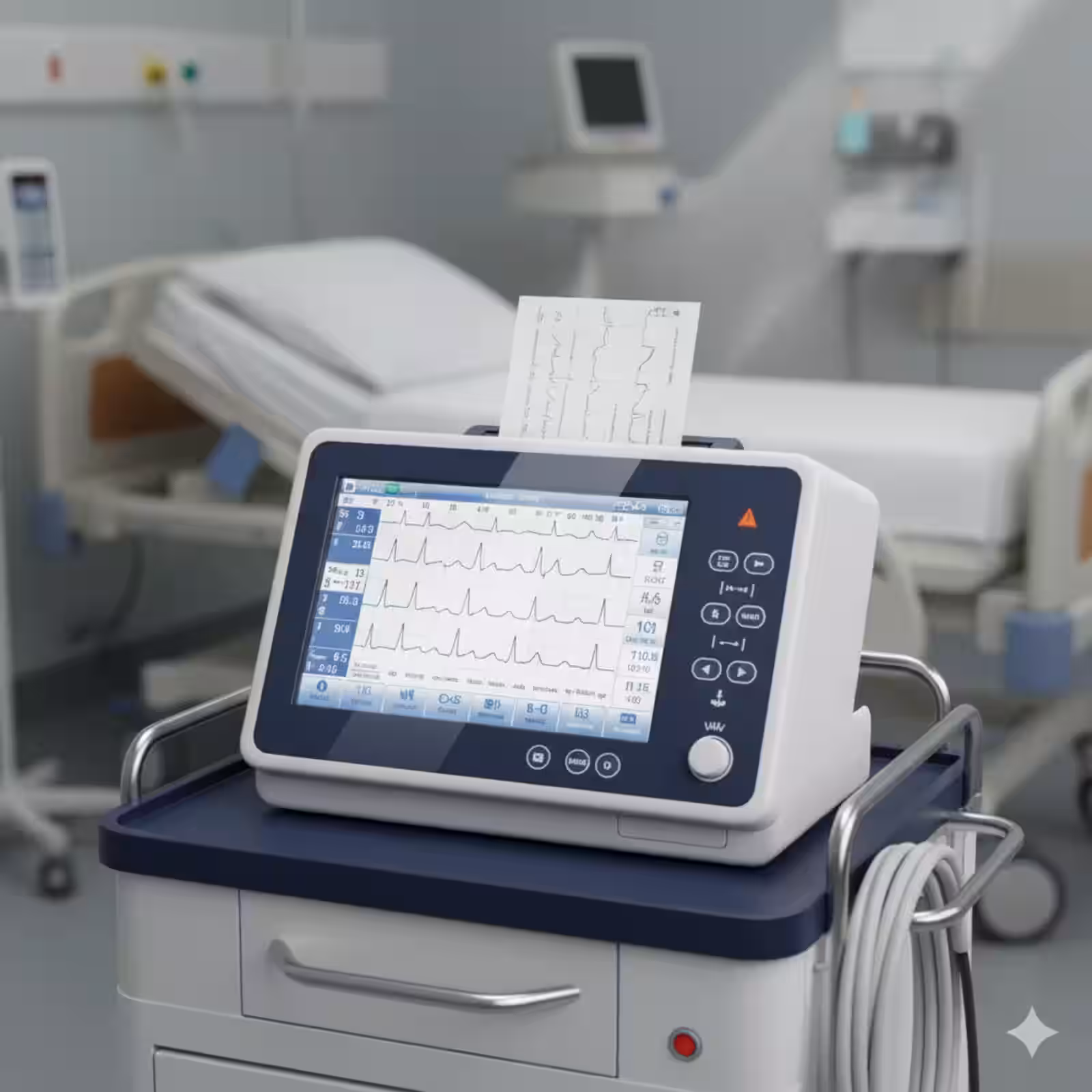 ECG machine for hospital cardiology