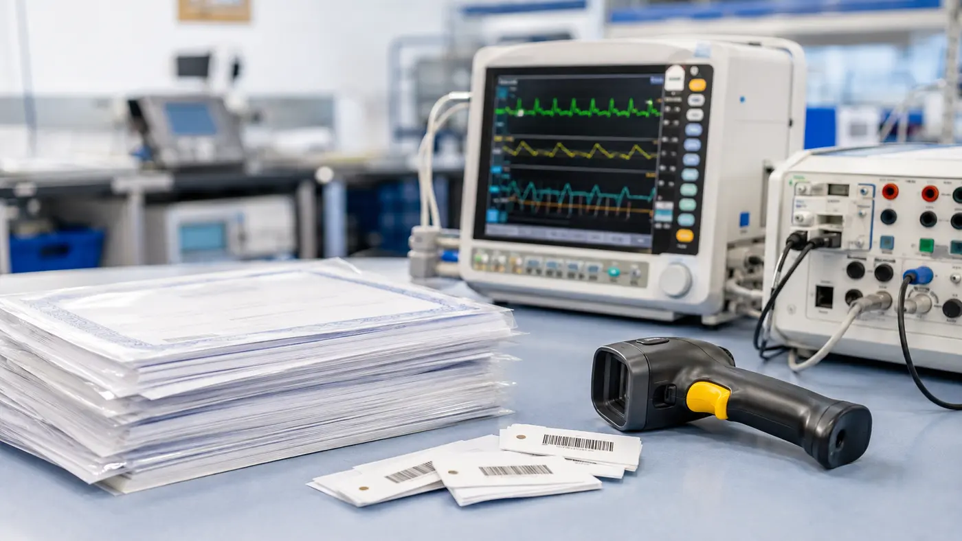 biomedical equipment documentation checklist and hospital maintenance records