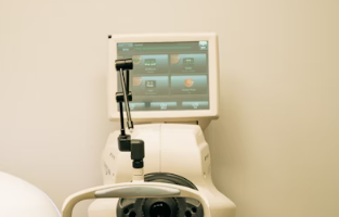 Radiology equipment and MRI machine in a hospital setting