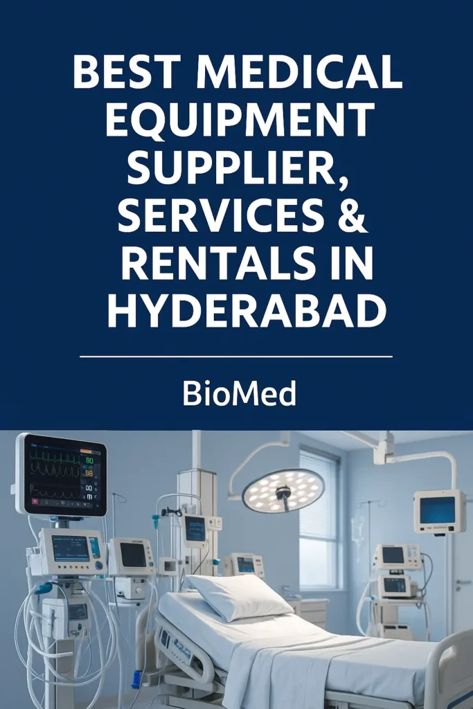 Medical equipment installation and servicing for hospitals in Hyderabad